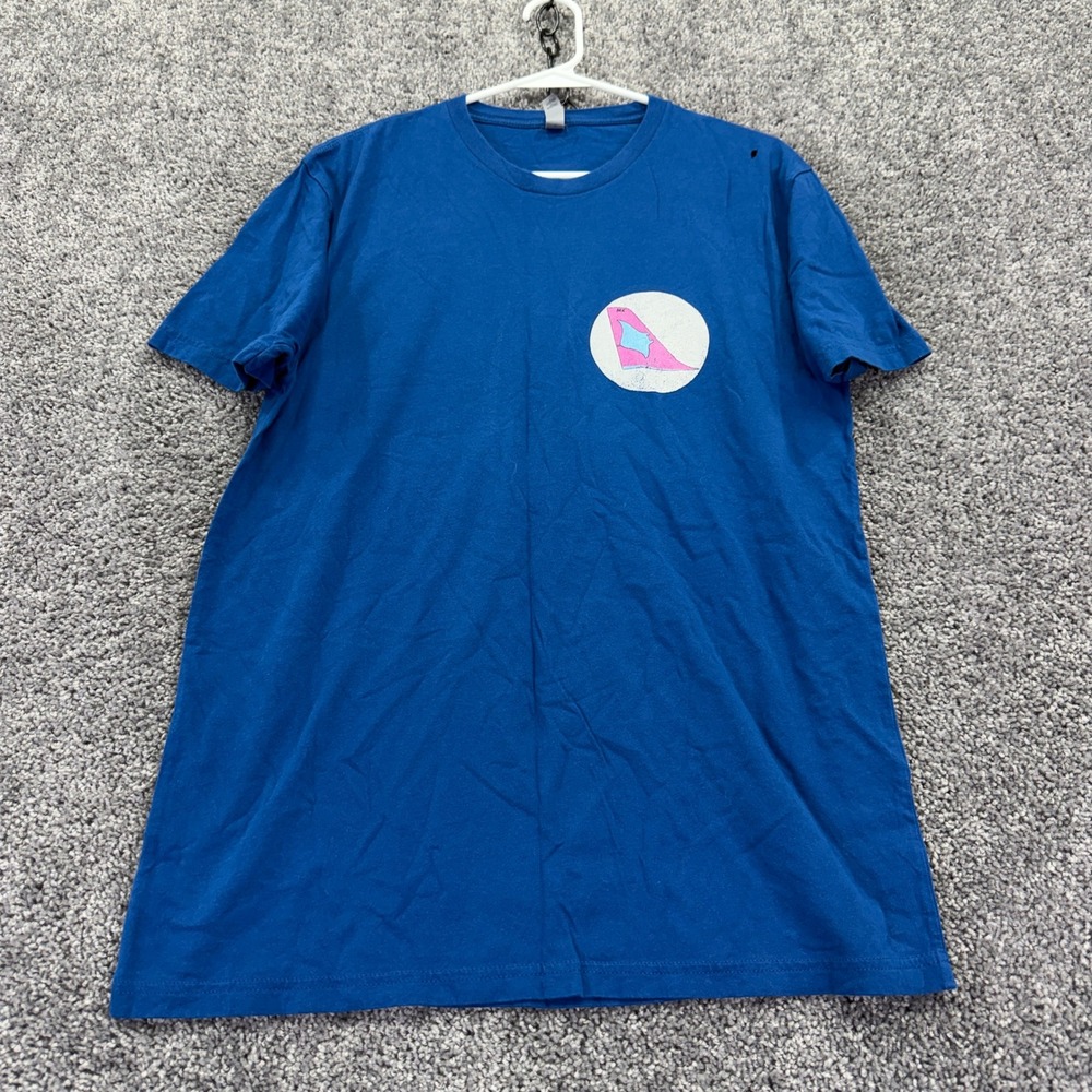 Next Level T Shirt Mens L Blue G-SIMX Graphic